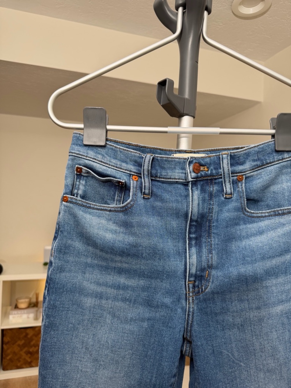 Women’s | Madewell High Rise Slim Boy Jean, Medium Wash | Size 27 - Picture 7 of 8